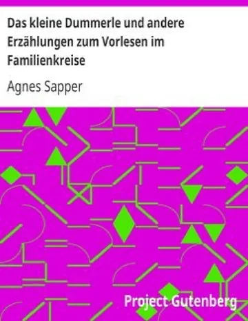 Das kleine Dummerle und andere Erzählungen von Agnes Sapper, Buchcover