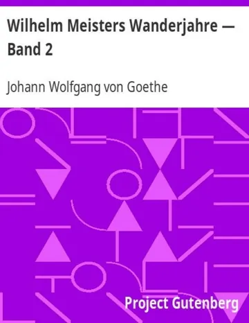 Wilhelm Meisters Wanderjahre: Zweites Buch von Johann Wolfgang von Goethe, Buchcover