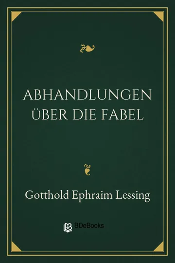 Abhandlungen über die Fabel von Gotthold Ephraim Lessing, Buchcover