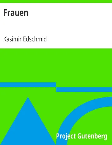 Frauen von Kasimir Edschmid, Buchcover