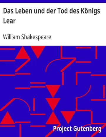 Das Leben und der Tod des Königs Lear von William Shakespeare, Buchcover