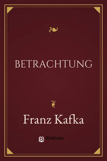 Betrachtung von Franz Kafka, Buchcover