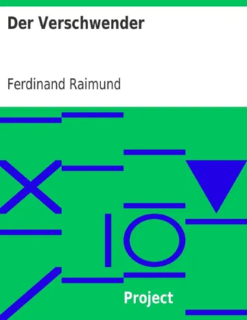 Der Verschwender von Ferdinand Raimund, Buchcover