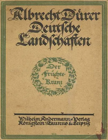Deutsche Landschaften von Albrecht Dürer, Buchcover