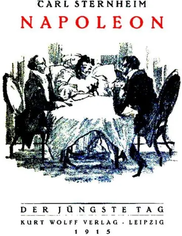 Napoleon von Carl Sternheim, Buchcover