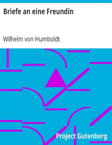 Briefe an eine Freundin von Wilhelm von Humboldt, Buchcover