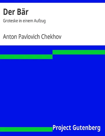 Der Bär, Groteske in einem Aufzug von Anton Tschechow, Buchcover