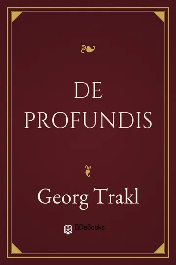 De Profundis von Georg Trakl, Buchcover