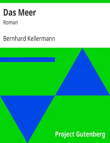 Das Meer von Bernhard Kellermann, Buchcover