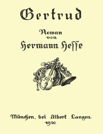 Gertrud von Hermann Hesse, Buchcover