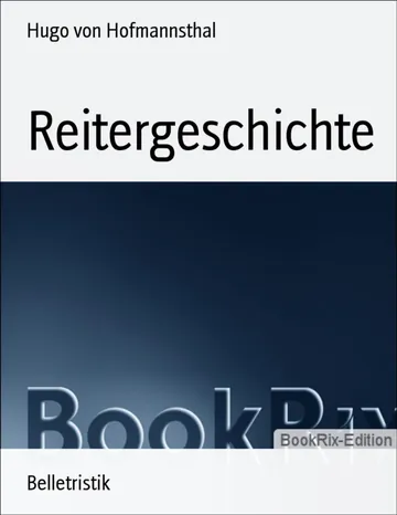 Reitergeschichte von Hugo von Hofmannsthal, Buchcover