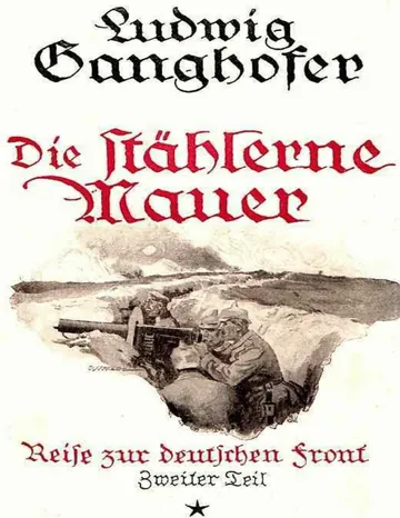 Die stählerne Mauer von Ludwig Ganghofer, Buchcover