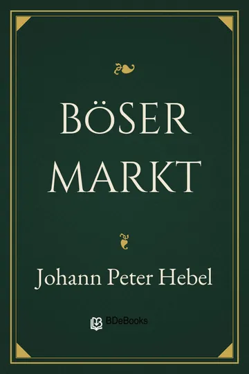Böser Markt von Johann Peter Hebel, Buchcover