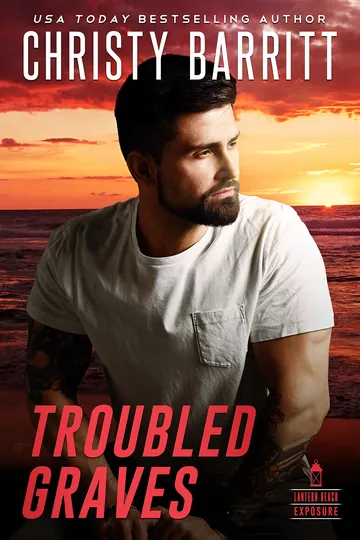 Troubled Graves by Christy Barritt, book cover
