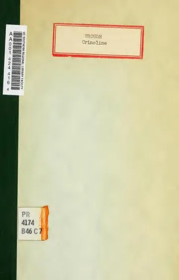 Crinoline an Original Farce, in One Act by Robert Barnabas Brough, book cover
