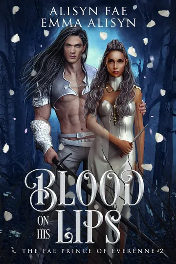 Blood on His Lips by Alisyn Fae, book cover