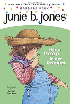 Junie B. Jones Has a Peep in Her Pocket by Barbara Park, book cover