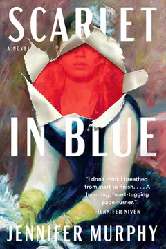 Scarlet in Blue by Jennifer Murphy, book cover
