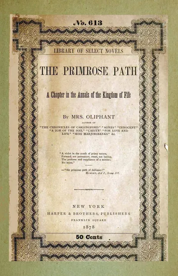 The Primrose Path by Margaret Oliphant, book cover