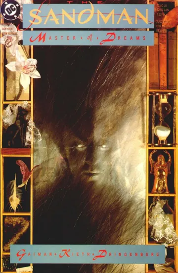 Sandman Master of Dreams by Neil Gaiman, book cover