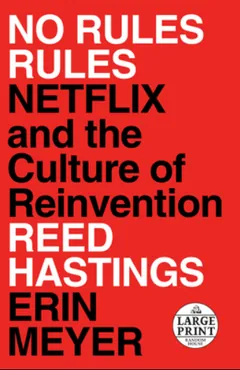 No Rules Rules by Reed Hastings, book cover