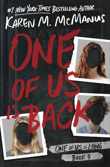 One of Us Is Back by Karen M. McManus, book cover