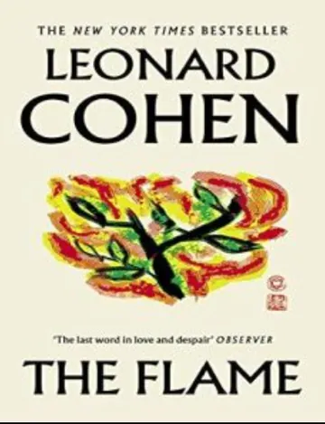 The Flame by Leonard Cohen, book cover