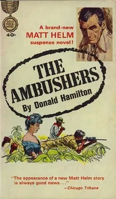 The Ambushers by Donald Hamilton, book cover
