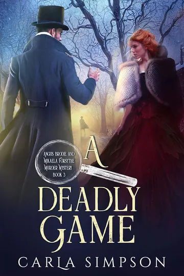 A Deadly Game by Carla Simpson, book cover