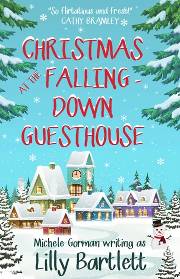 Christmas at the Falling-Down Guesthouse by Lilly Bartlett, book cover