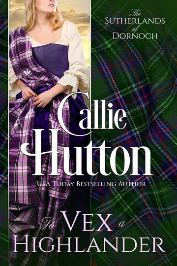To Vex a Highlander by Callie Hutton, book cover