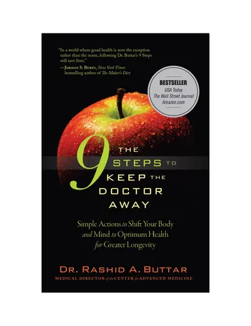 The 9 Steps to Keep the Doctor Away by Rashid Buttar, book cover
