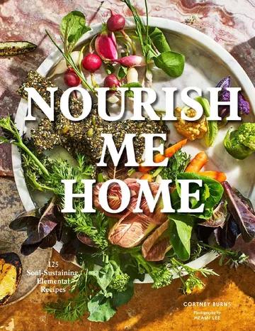 Nourish Me Home by Cortney Burns, book cover