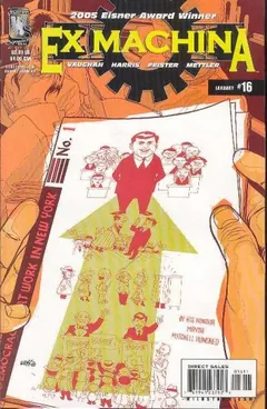 Ex Machina Issue 16 by Brian K. Vaughan, book cover