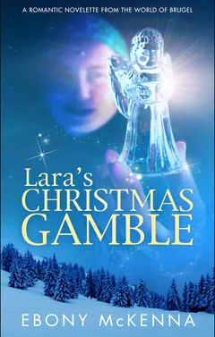 Lara's Christmas Gamble by Ebony McKenna, book cover