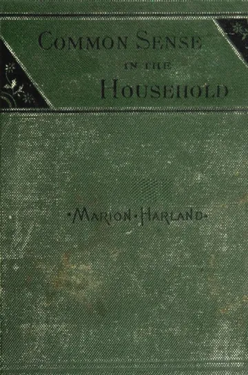 Common Sense in the Household by Marion Harland, book cover