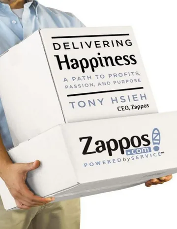Delivering Happiness by Tony Hsieh, book cover