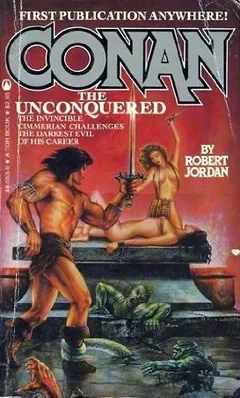 Conan the Unconquered by Robert Jordan, book cover