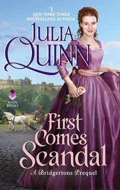 First Comes Scandal by Julia Quinn, book cover
