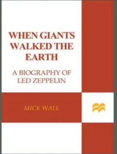 When Giants Walked the Earth by Mick Wall, book cover