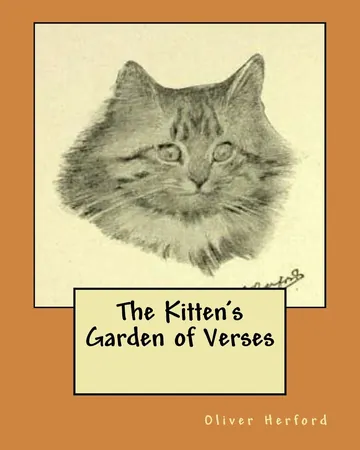 The Kitten's Garden of Verses by Oliver Herford, book cover