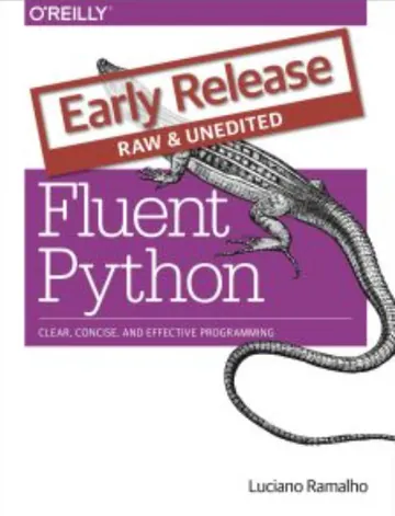 Fluent Python by Luciano Ramalho, book cover