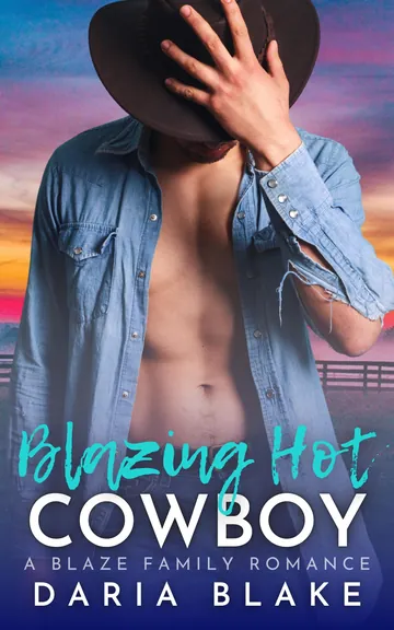 Blazing Hot Cowboy by Daria Blake, book cover