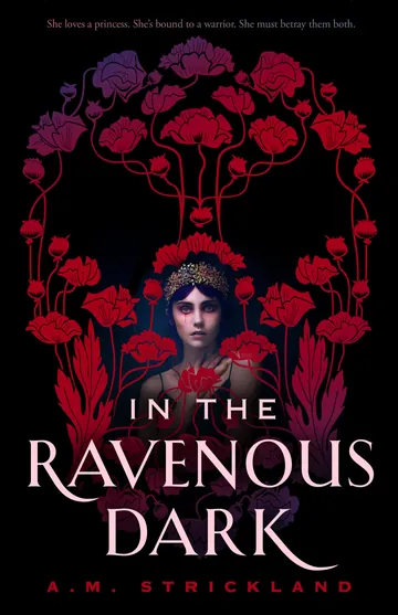 In the Ravenous Dark by A.M. Strickland, book cover