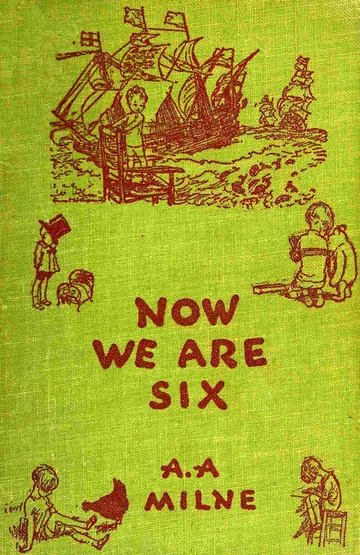 Now We Are Six by A. A. Milne, book cover