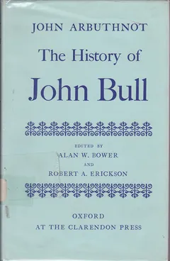 The History of John Bull by John Arbuthnot, book cover