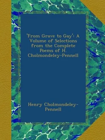From Grave to Gay by H. Cholmondeley-Pennell, book cover