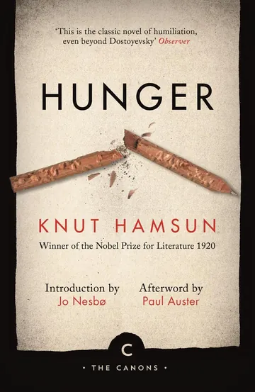 Hunger by Knut Hamsun, book cover