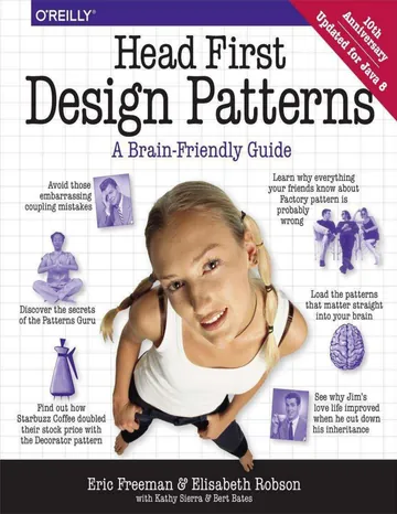 Head First Design Patterns by Elisabeth Freeman, book cover