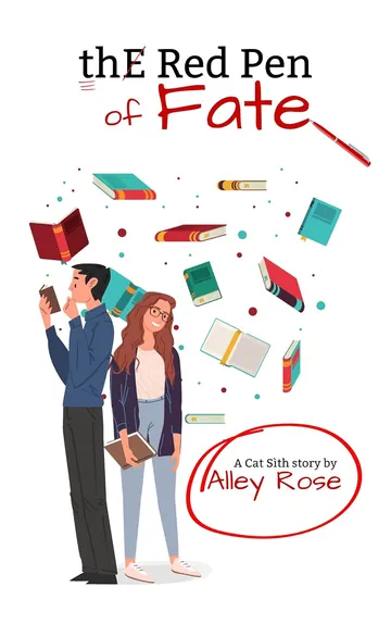 The Red Pen of Fate by Alley Rose, book cover